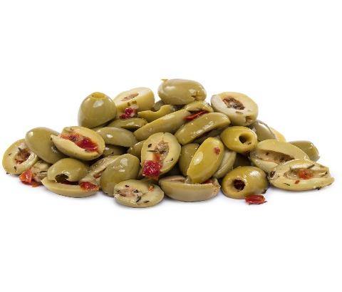 Green Split Marinated Olives - Mama Alice