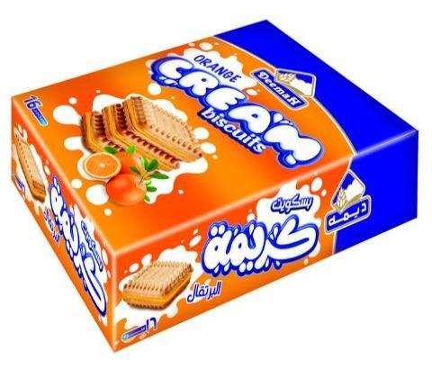 Deemah Orange Cream Biscuits - Mama Alice